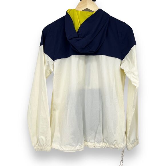 New Balance x J Crew Essential Windbreaker Jacket Hoodie 1/2 Zip Women’s S - Picture 2 of 9